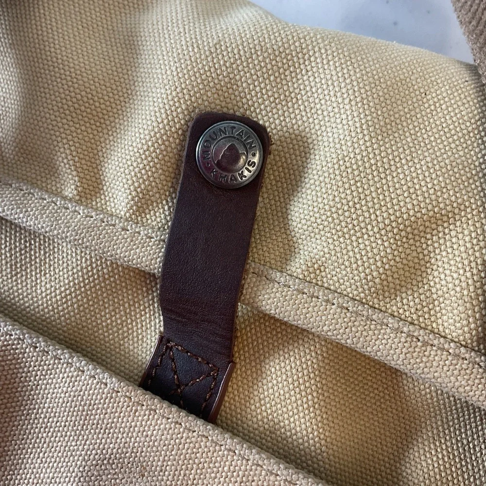 Vintage Mountain Khakis Canvas Field Bag Laptop Thick canvas Discontinued